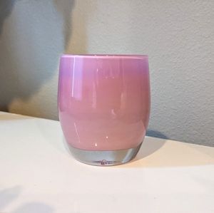 Beautiful pink glassybaby